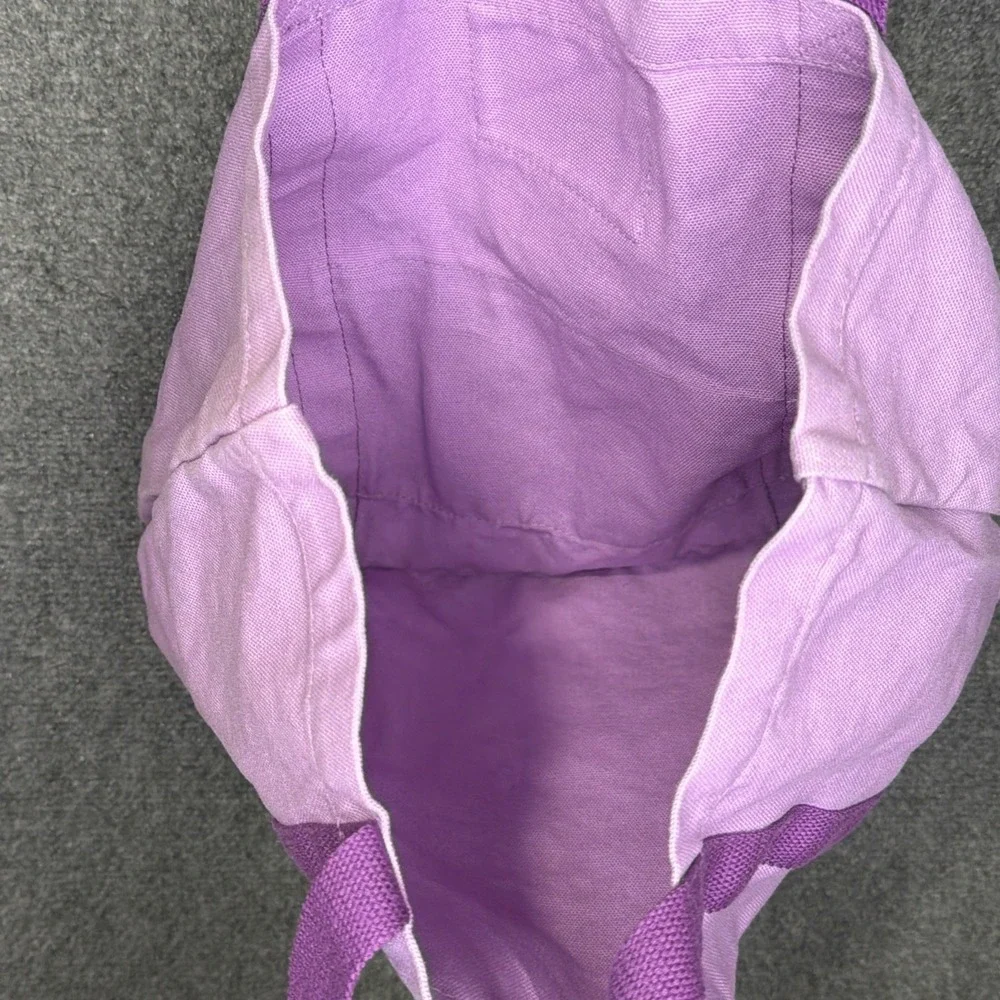 American Girl Purple Canvas Tote Bag 